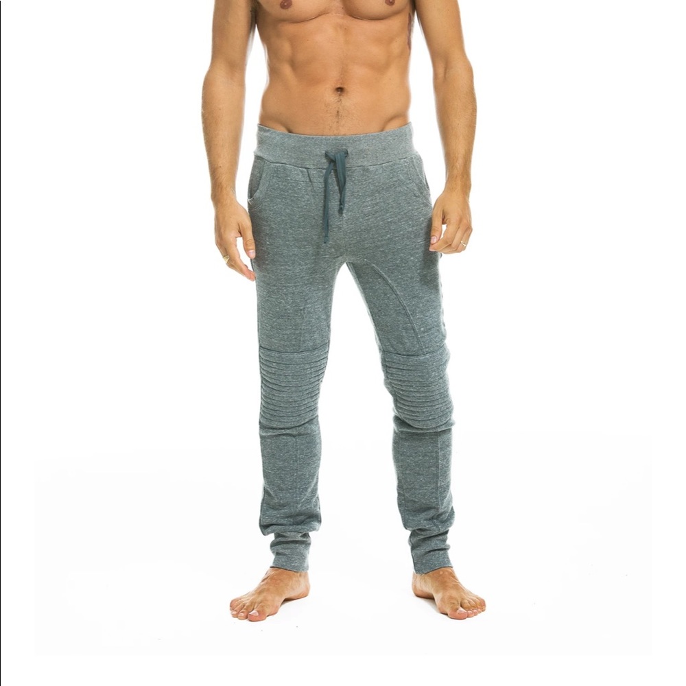 Aviator Nation moto jogger sweatpants